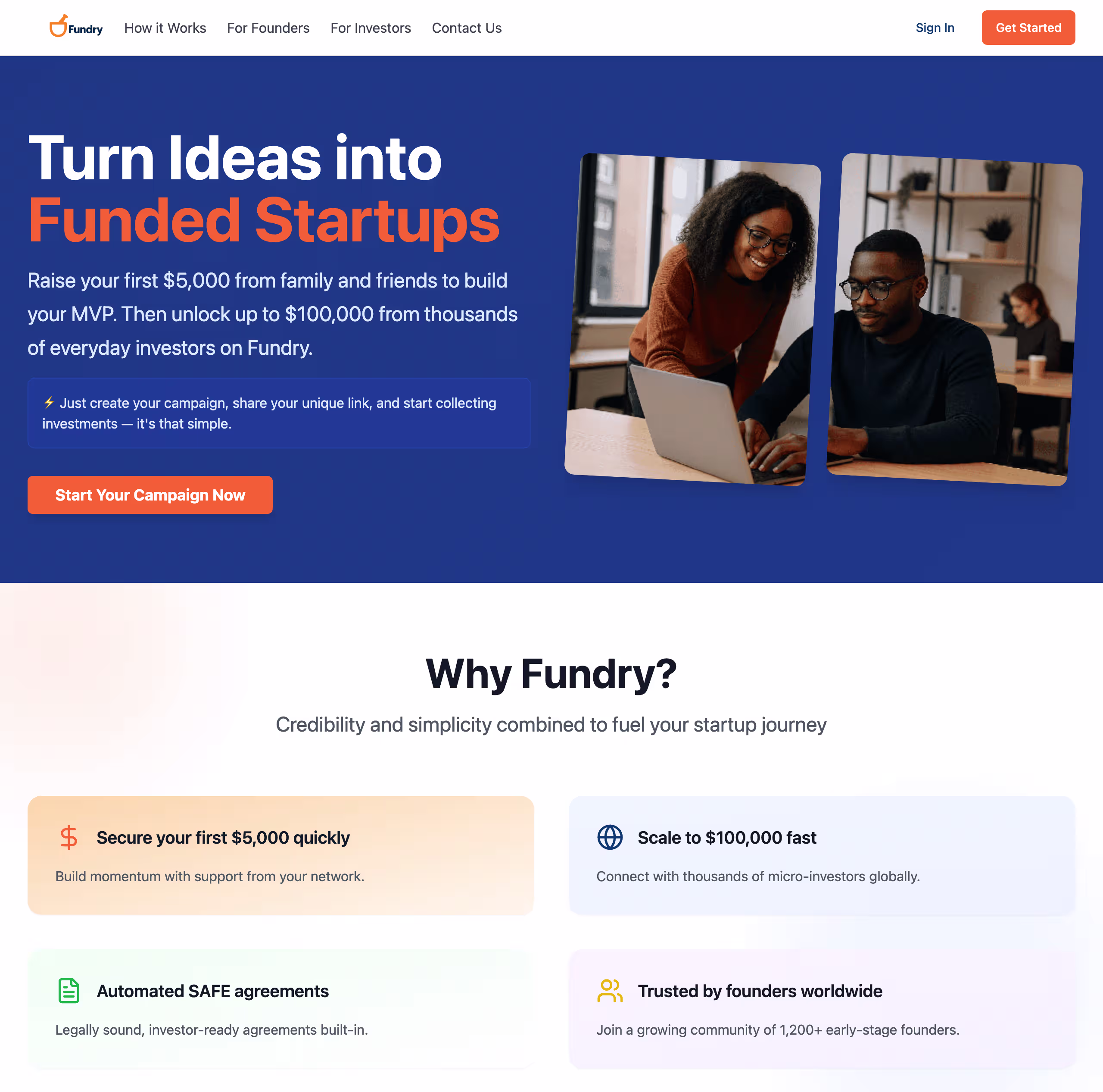 MicroFundry equity crowdfunding platform