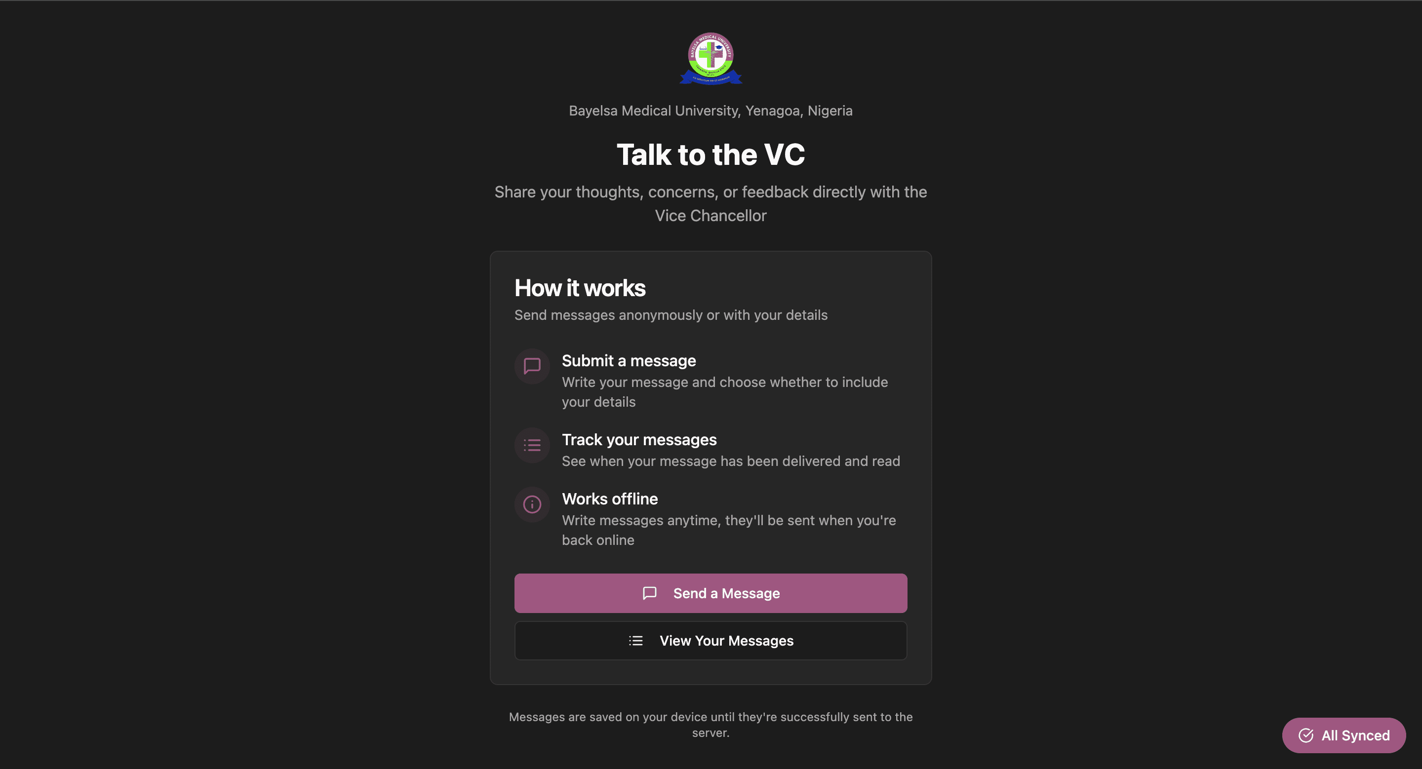 Talk to the VC project overview